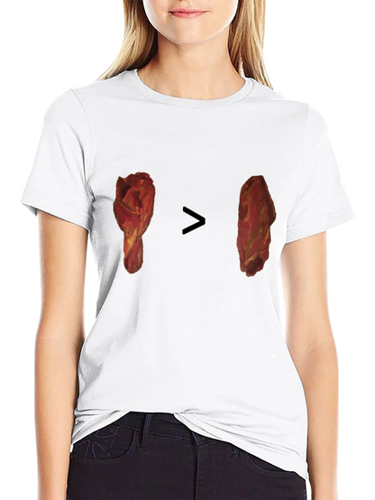 Camiseta Negra con Diseño Divertido de Pollo