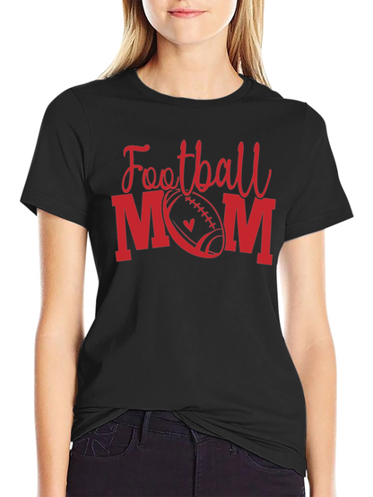Camiseta Negra Football Mom