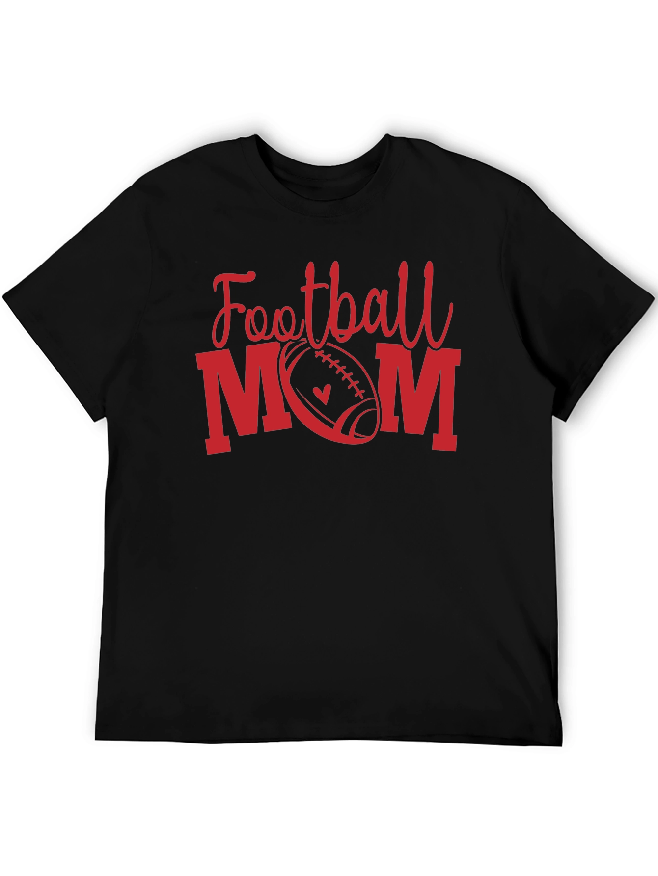 Camiseta Negra Football Mom
