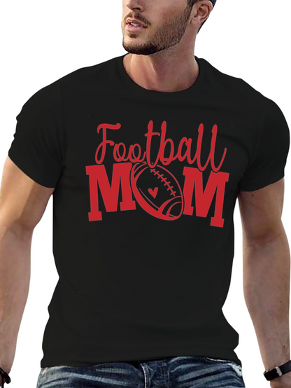 Camiseta Negra Football Mom