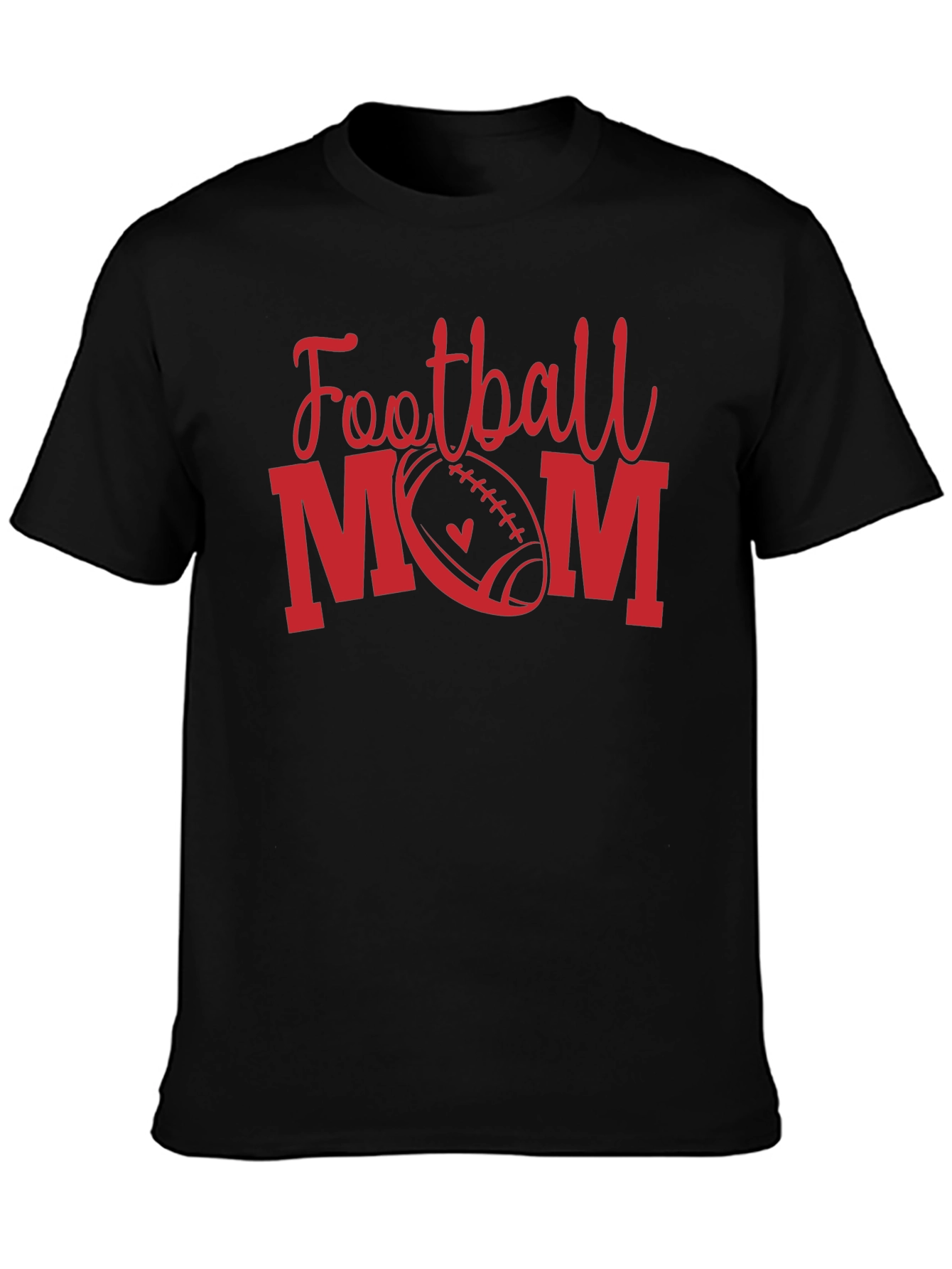 Camiseta Negra Football Mom