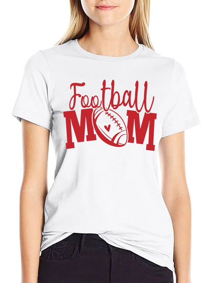 Camiseta Negra Football Mom
