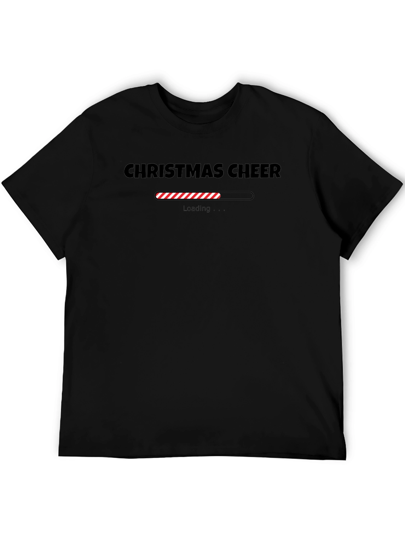 Camiseta Negra Christmas Cheer en Carga