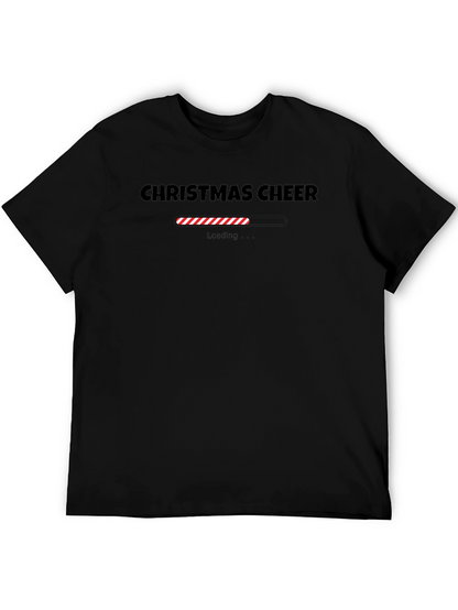 Camiseta Negra Christmas Cheer en Carga
