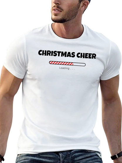Camiseta Negra Christmas Cheer en Carga