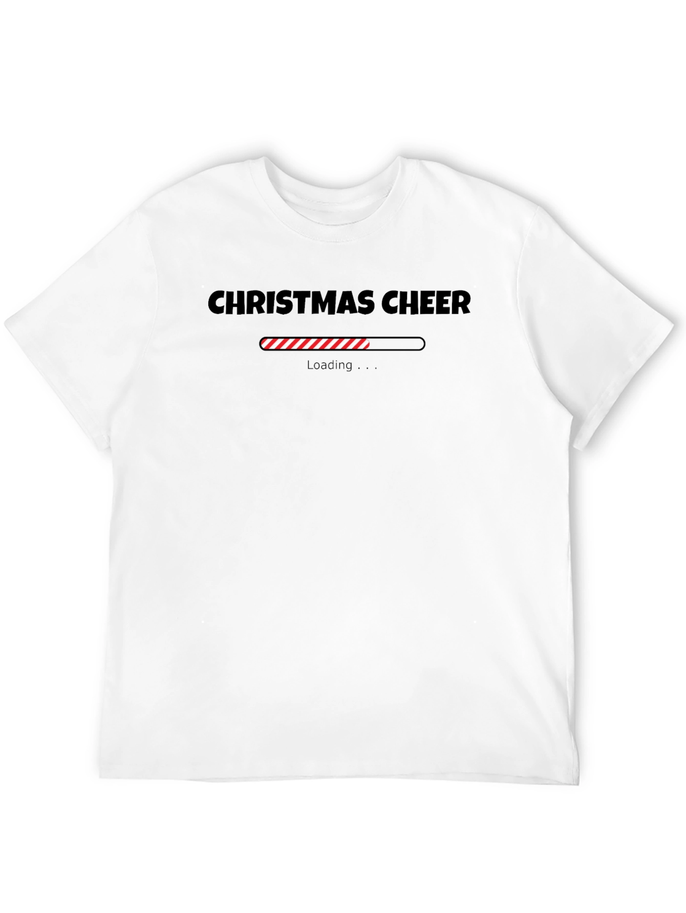 Camiseta Negra Christmas Cheer en Carga