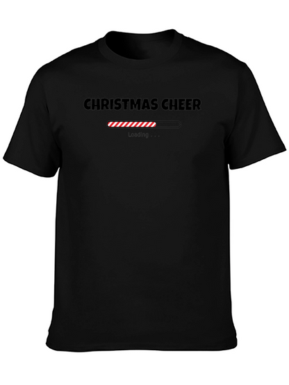 Camiseta Negra Christmas Cheer en Carga