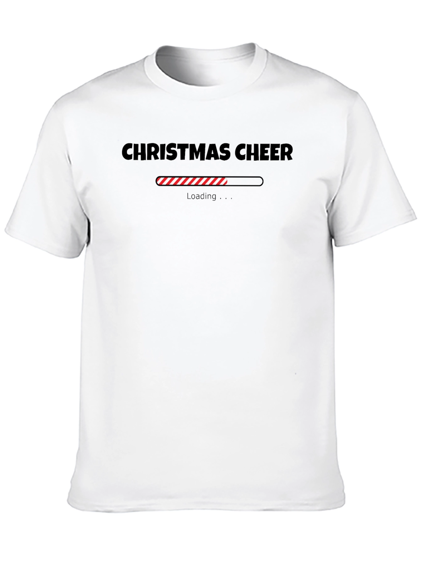 Camiseta Negra Christmas Cheer en Carga