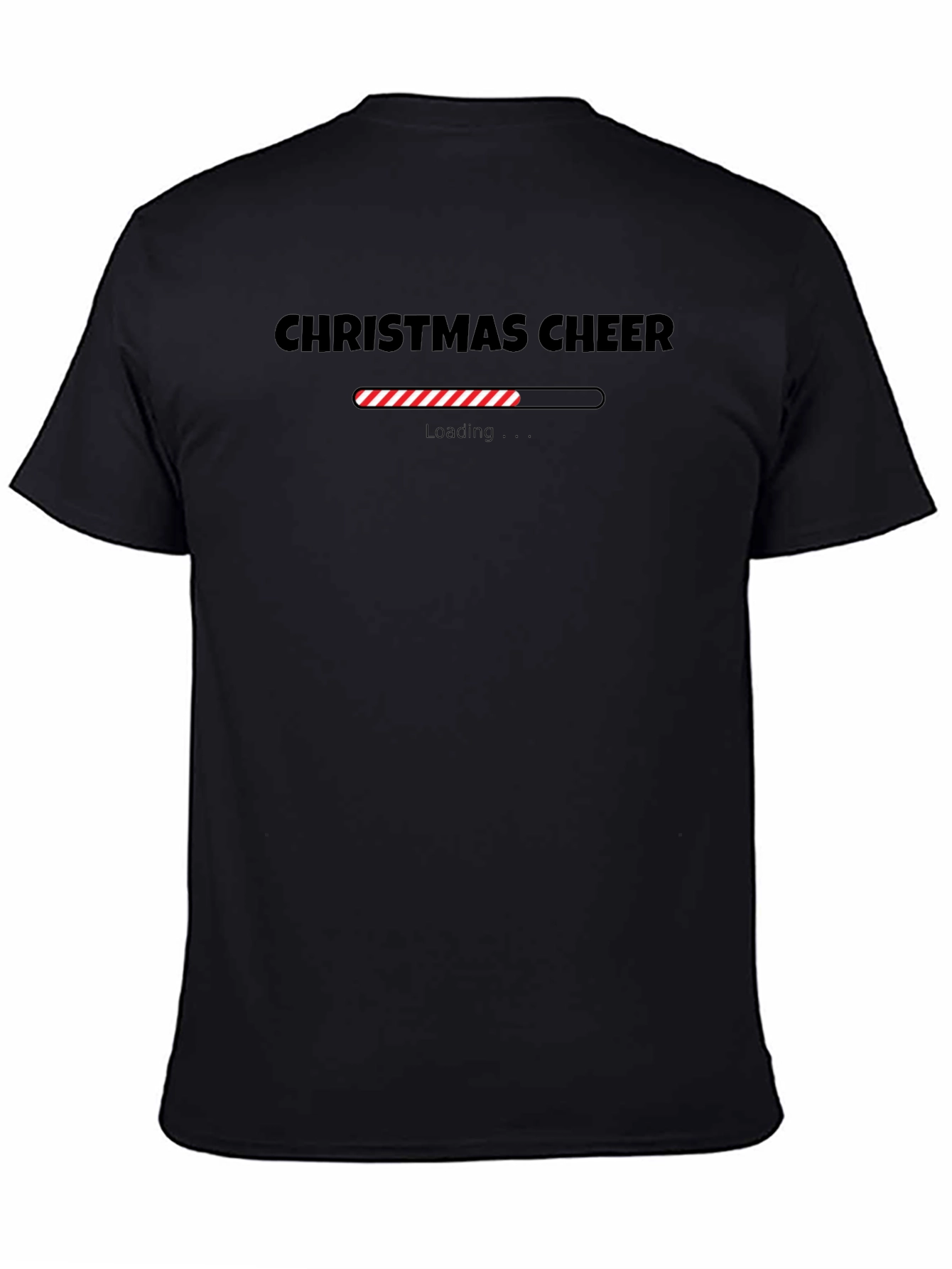 Camiseta Negra Christmas Cheer en Carga