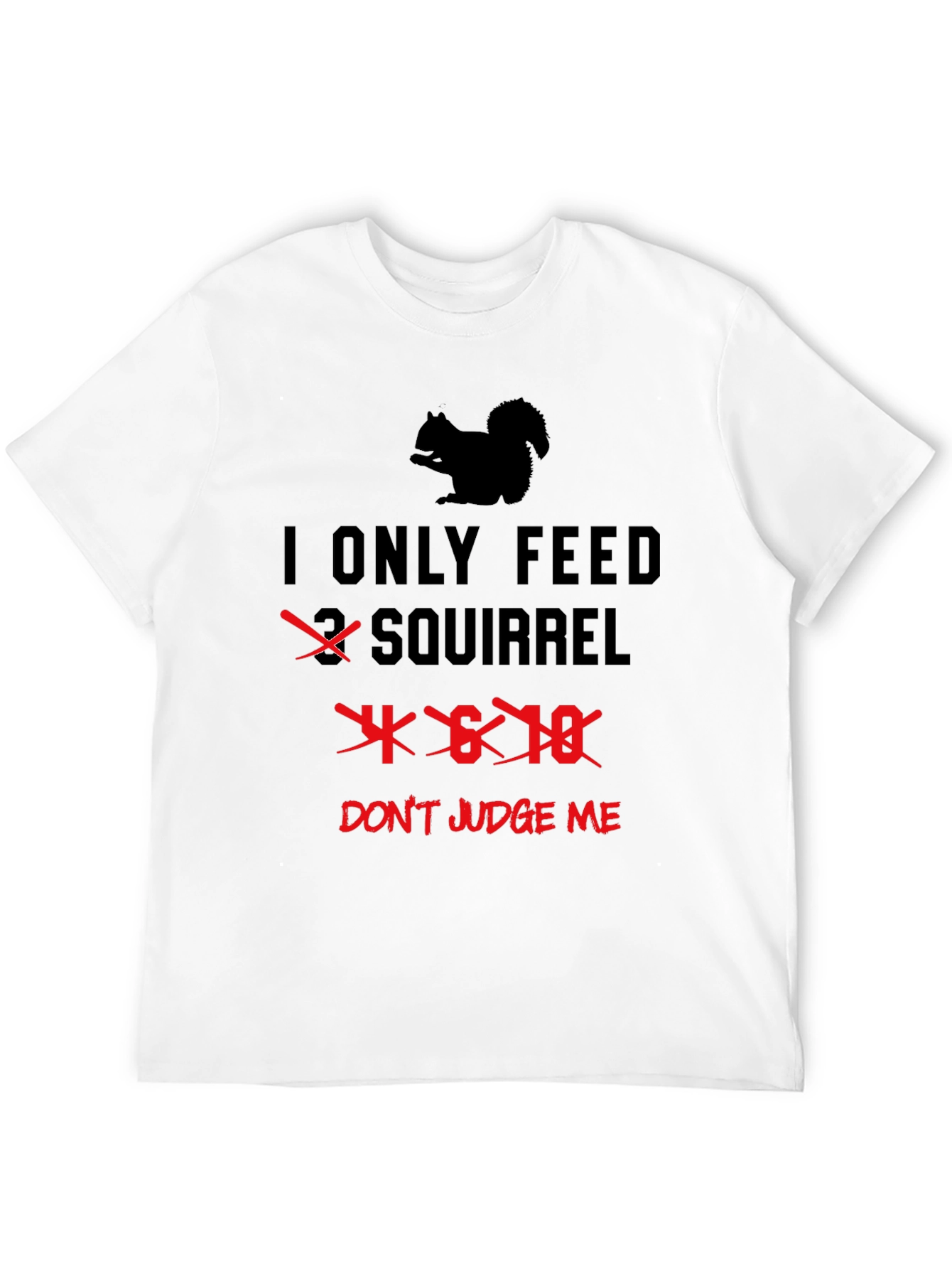 Camiseta Hombre: Amo a las Ardillas