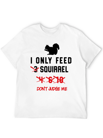 Camiseta Hombre: Amo a las Ardillas