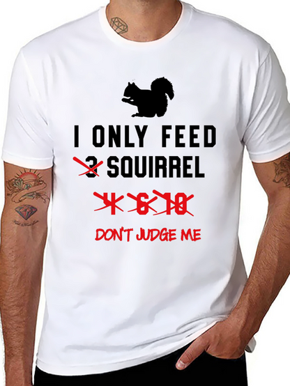 Camiseta Hombre: Amo a las Ardillas