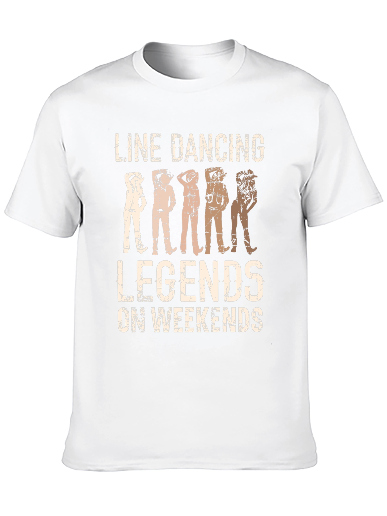 Camiseta Negra Line Dancing Legends on Weekends