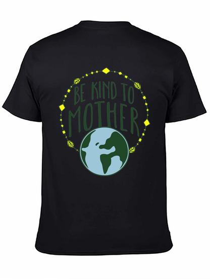 Camiseta Negra Madre Tierra: Sé Amable