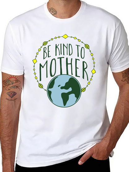 Camiseta Negra Madre Tierra: Sé Amable
