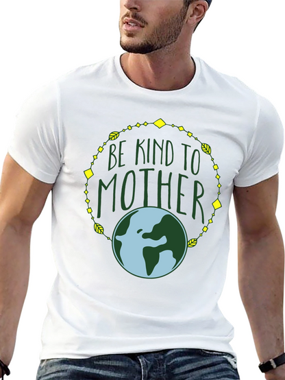 Camiseta Negra Madre Tierra: Sé Amable