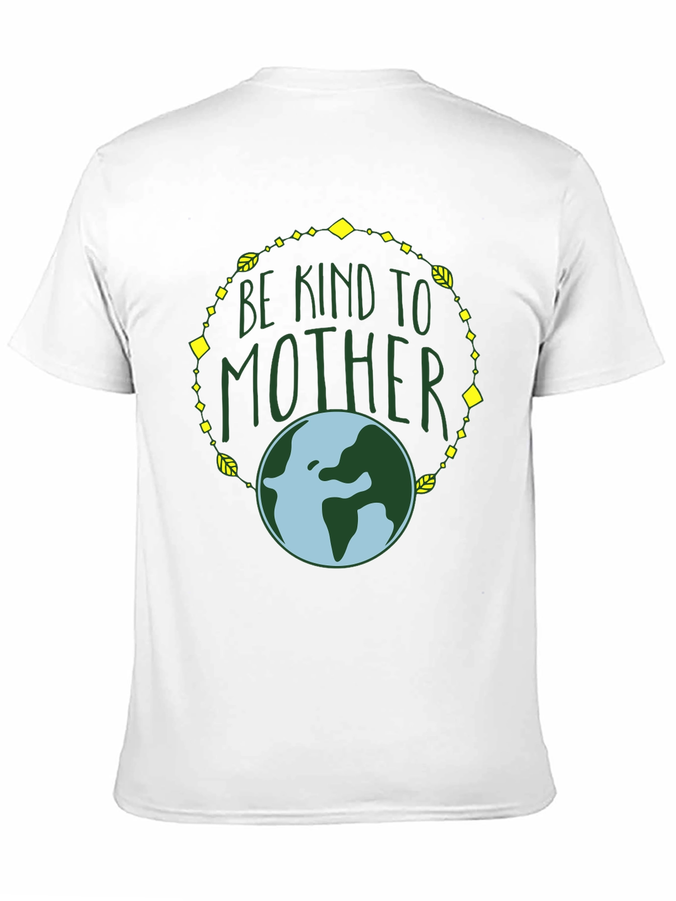 Camiseta Negra Madre Tierra: Sé Amable