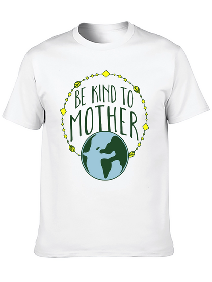 Camiseta Negra Madre Tierra: Sé Amable