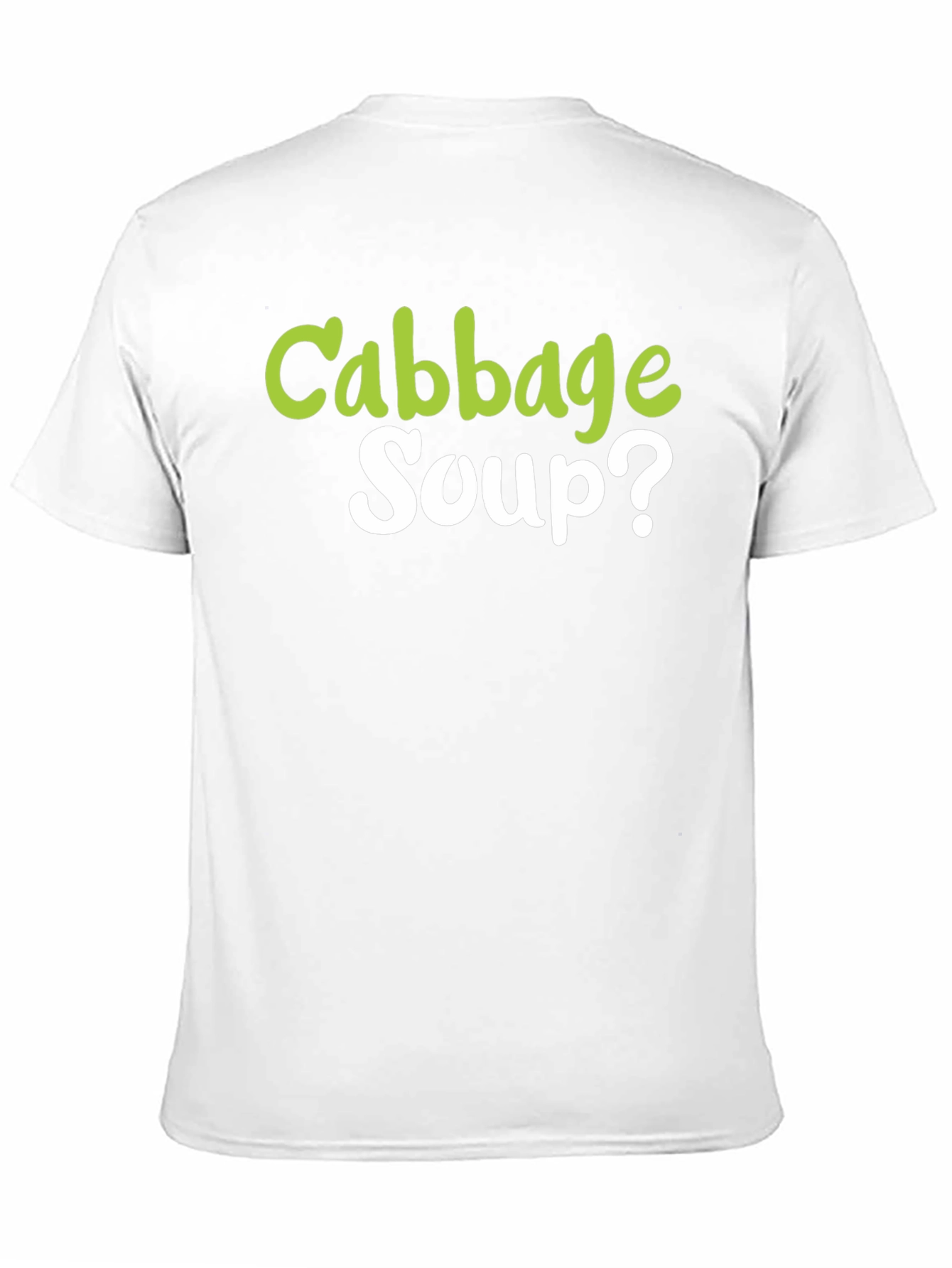 Camiseta Negra Cabbage Soup? - Diseño Divertido