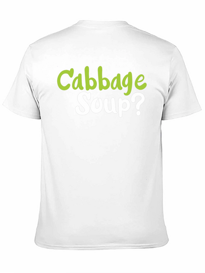 Camiseta Negra Cabbage Soup? - Diseño Divertido