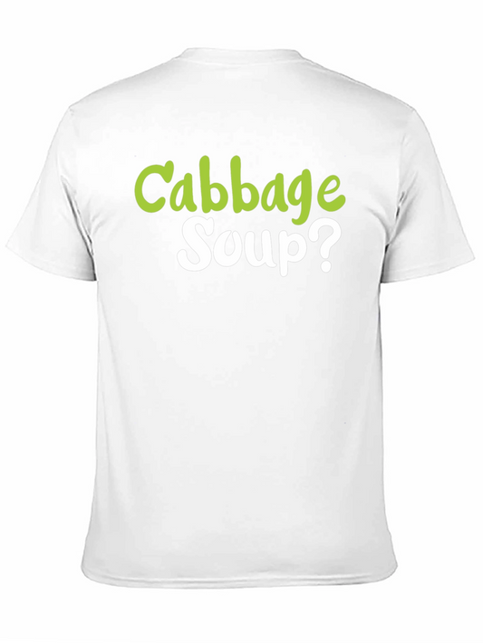 Camiseta Negra Cabbage Soup? - Diseño Divertido