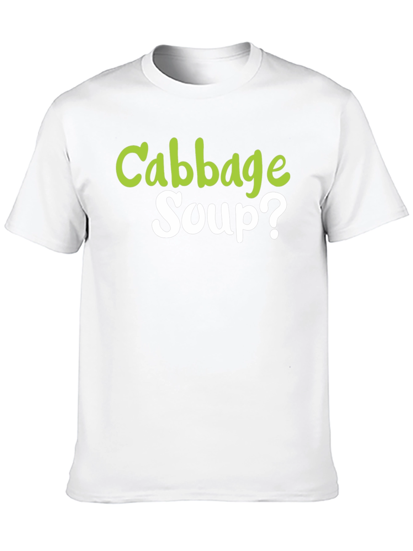 Camiseta Negra Cabbage Soup? - Diseño Divertido