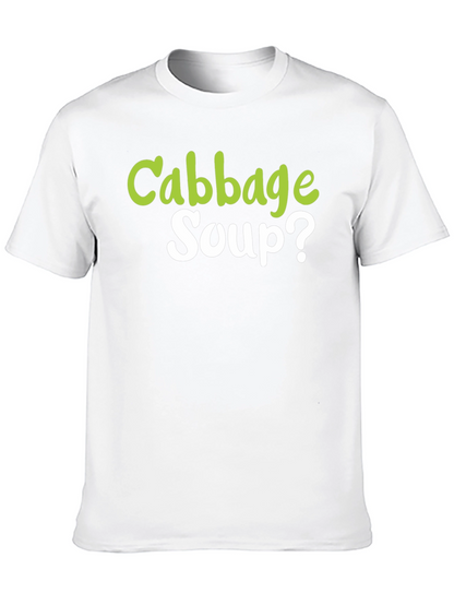 Camiseta Negra Cabbage Soup? - Diseño Divertido