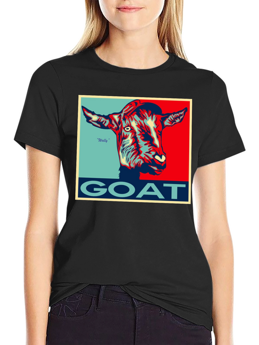 Camiseta Hombre GOAT Diseño Gráfico Único