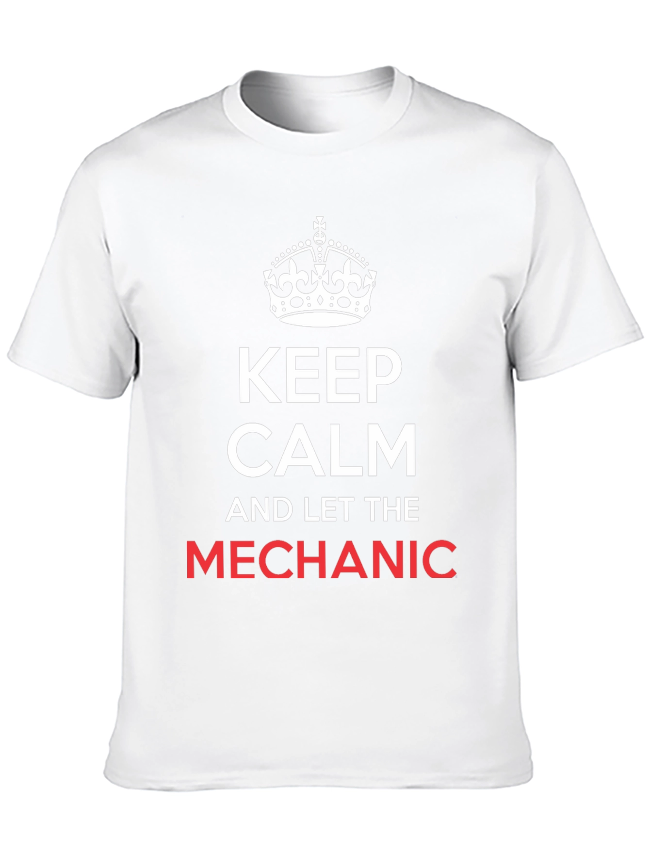 Camiseta Negra Keep Calm Mechanic