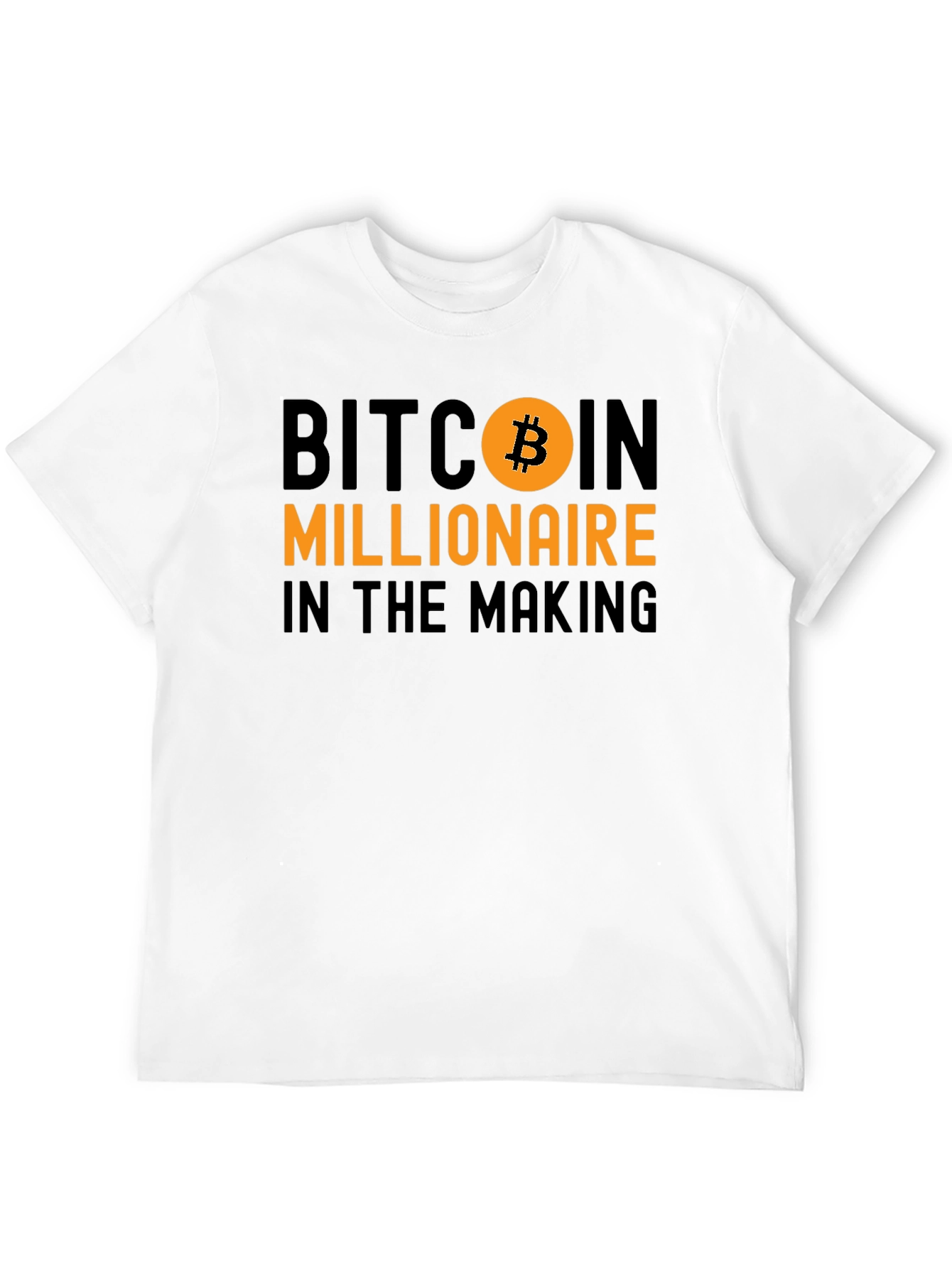 Camiseta Bitcoin Millionaire en Proceso - Algodón