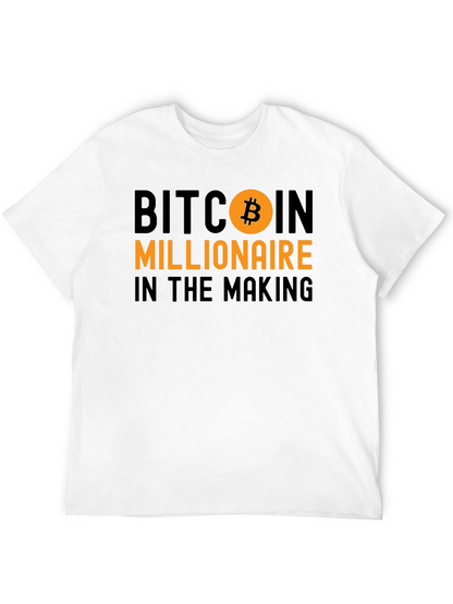 Camiseta Bitcoin Millionaire en Proceso - Algodón