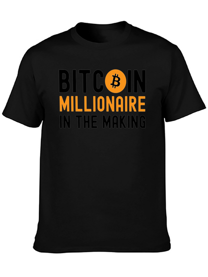 Camiseta Bitcoin Millionaire en Proceso - Algodón