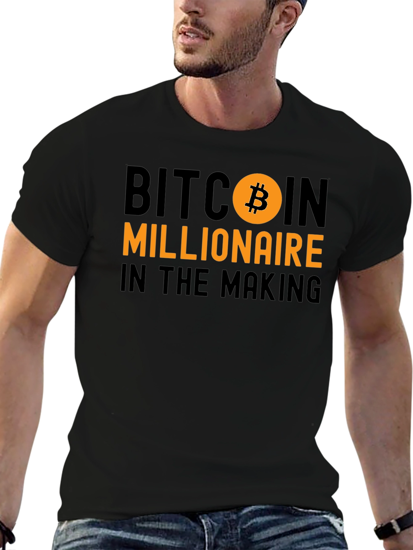 Camiseta Bitcoin Millionaire en Proceso - Algodón