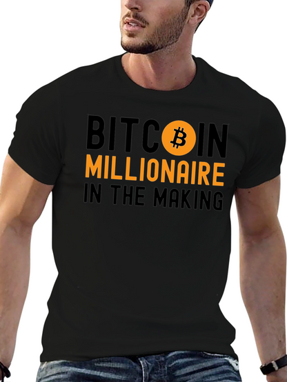 Camiseta Bitcoin Millionaire en Proceso - Algodón