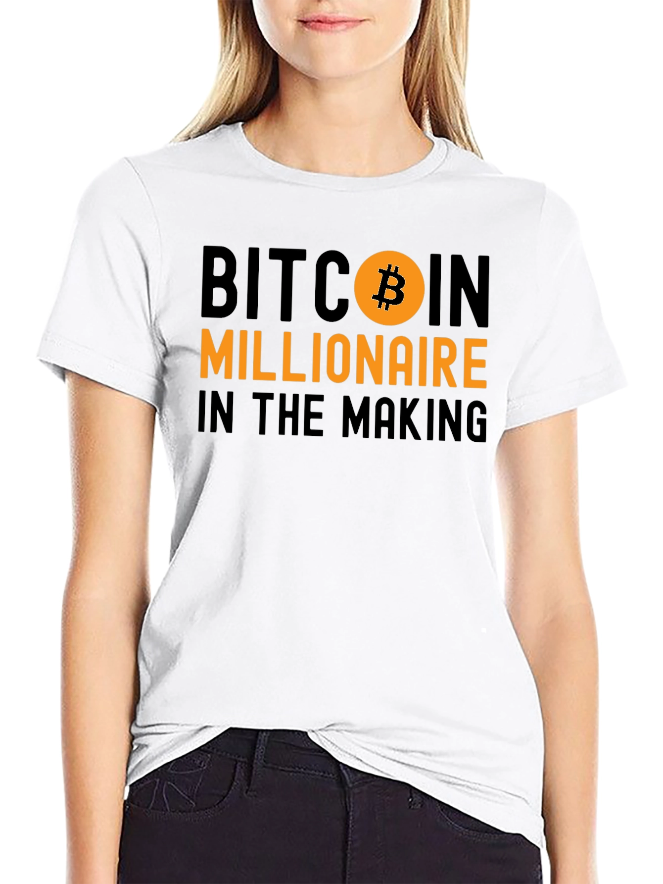 Camiseta Bitcoin Millionaire en Proceso - Algodón