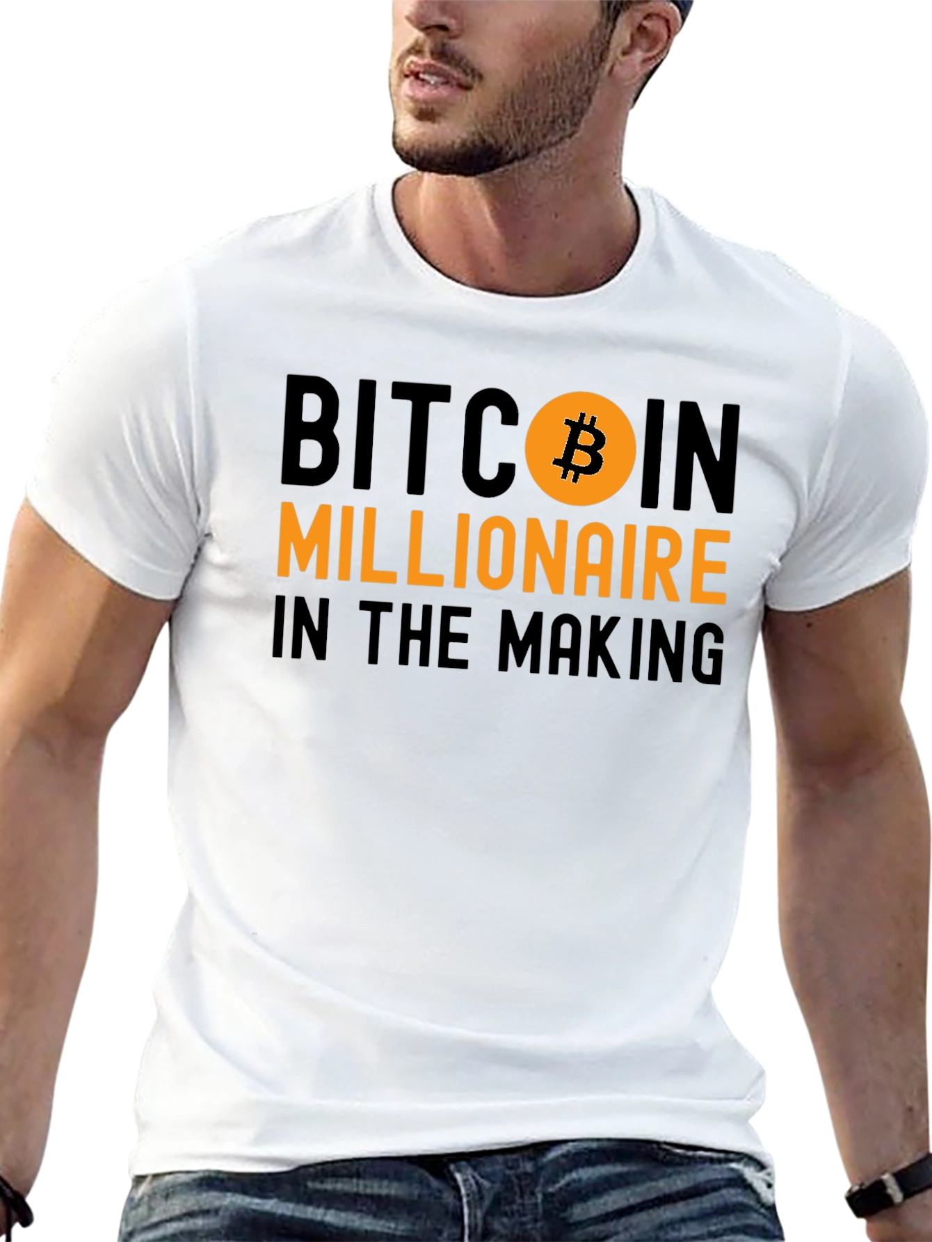 Camiseta Bitcoin Millionaire en Proceso - Algodón