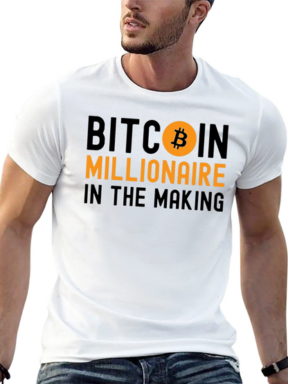 Camiseta Bitcoin Millionaire en Proceso - Algodón