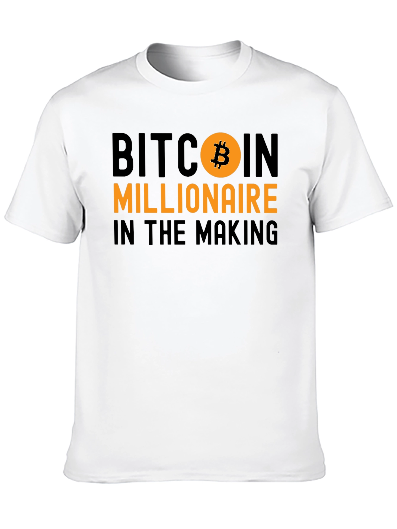 Camiseta Bitcoin Millionaire en Proceso - Algodón