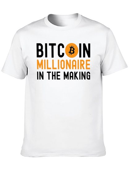 Camiseta Bitcoin Millionaire en Proceso - Algodón