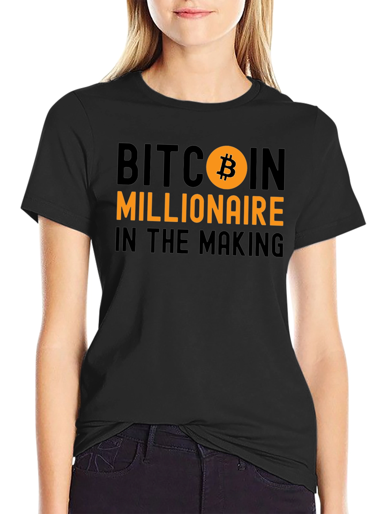 Camiseta Bitcoin Millionaire en Proceso - Algodón