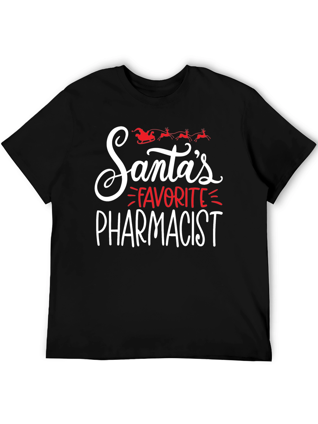 Camiseta Navideña Farmacéutico Favorito de Santa