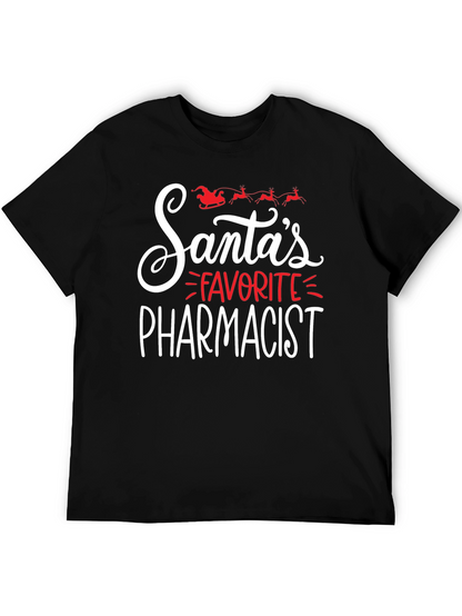 Camiseta Navideña Farmacéutico Favorito de Santa