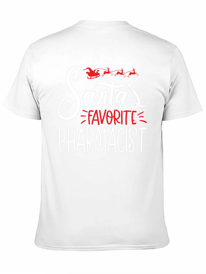 Camiseta Navideña Farmacéutico Favorito de Santa
