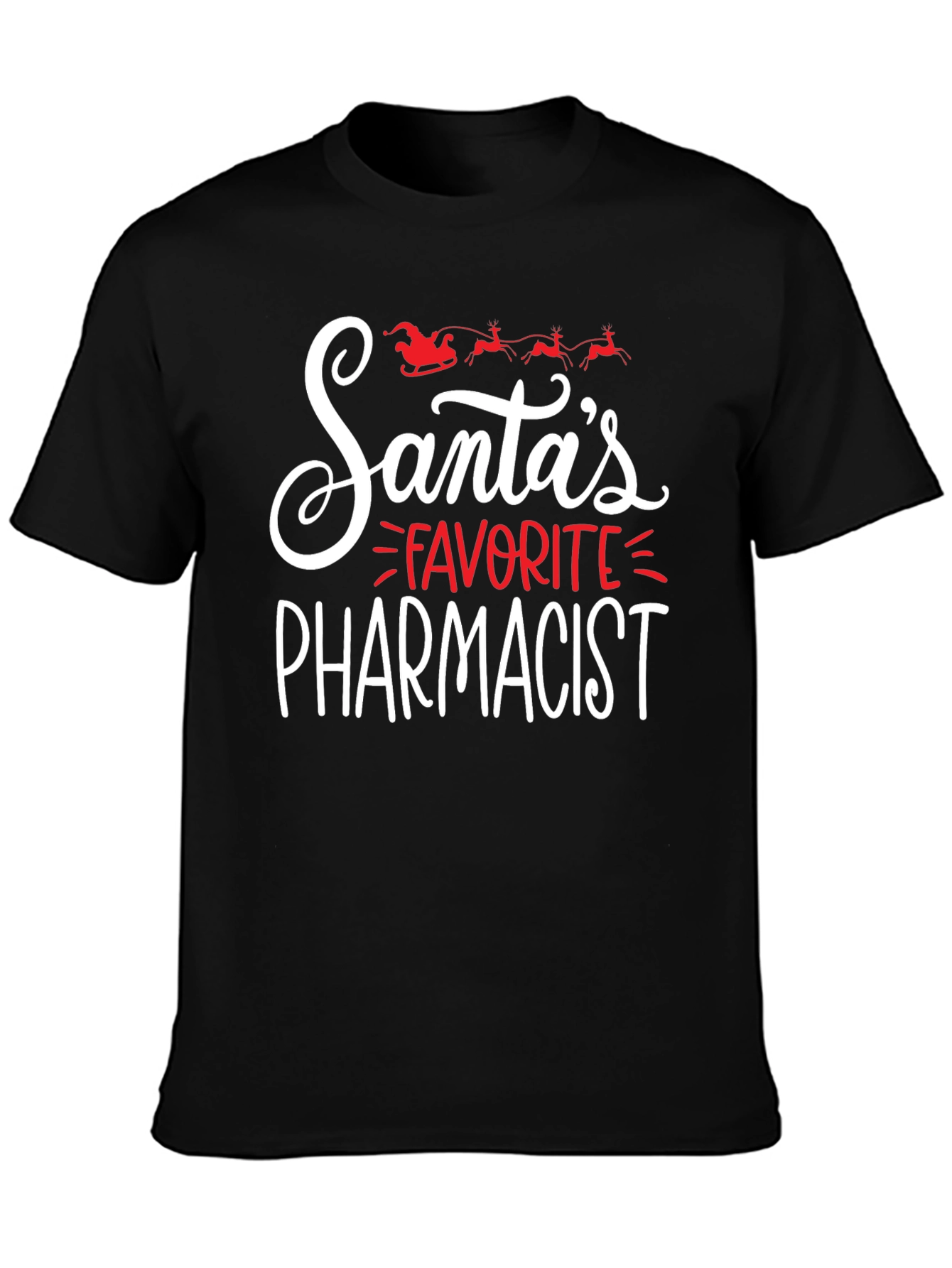 Camiseta Navideña Farmacéutico Favorito de Santa