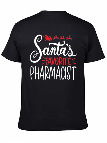 Camiseta Navideña Farmacéutico Favorito de Santa
