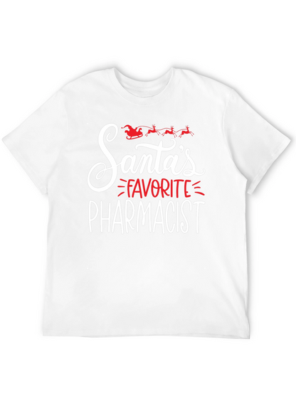 Camiseta Navideña Farmacéutico Favorito de Santa