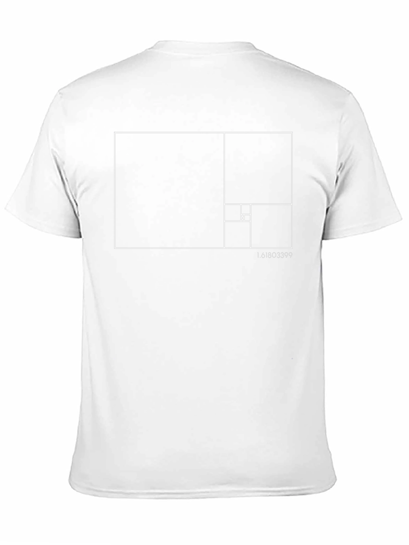 Camiseta Hombre Fibonacci - Proporción Áurea