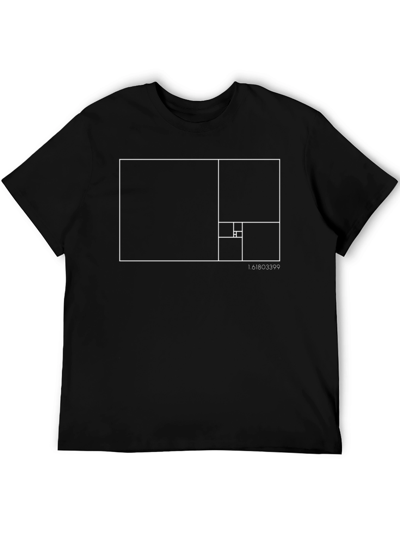 Camiseta Hombre Fibonacci - Proporción Áurea