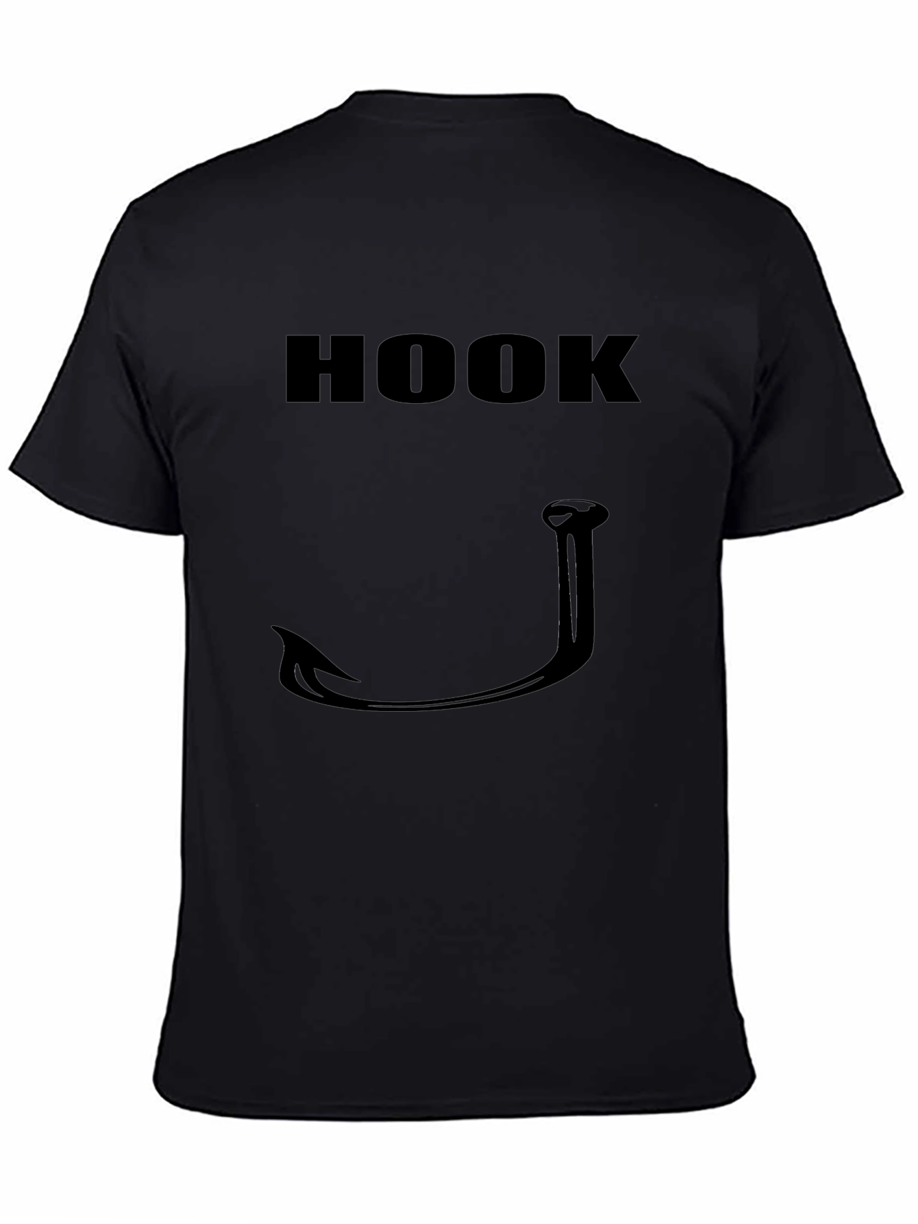 Camiseta Negra Hook para Hombre