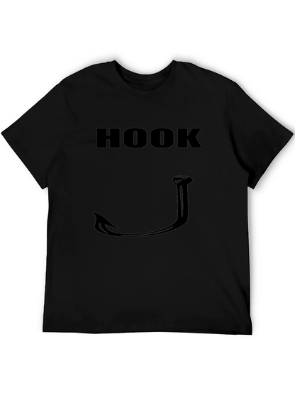 Camiseta Negra Hook para Hombre